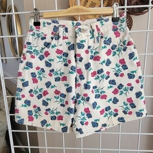 Vintage Wrangler Floral Print Shorts SZ 5/6